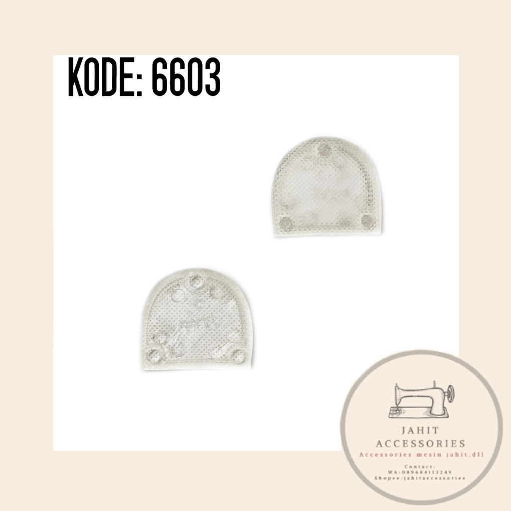 Tutup Alas Hak Kaca Tinggi / Heels (Kode 6603) Heel Tip Perawatan Aksesoris Alas Sepatu Hak Wanita