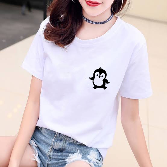 YOURSTYLE1119 - KAOS PINGUIN DANCE BAJU KAOS WANITA DISTRO UNISEX OVERSIZE PRIA JUMBO CASUAL KEKINIAN TERLARIS