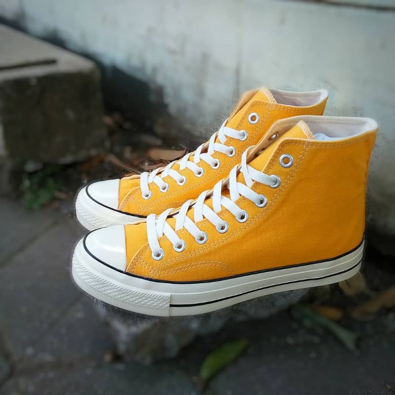 Sepatu Ventela Back To 70's Dark Yellow High Cut | Sepatu SunFlower ORIGINAL VENTELA SHOES | Sepatu 
