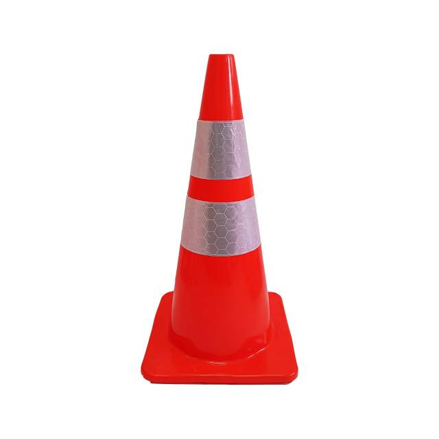 Jual Traffic Cone Full Orange 70 CM / Rubber Cone / Safety Cone Rubber