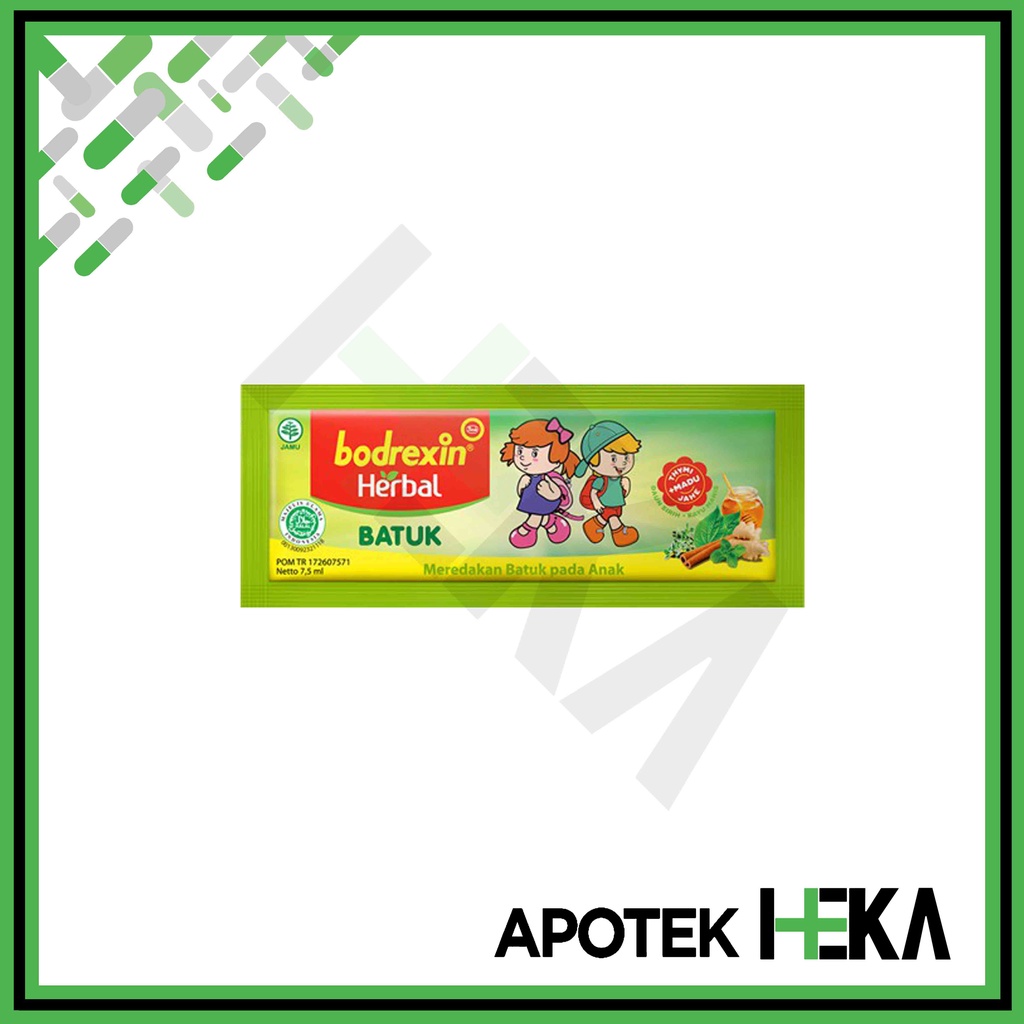 Bodrexin Herbal Batuk 7.5 ml 1 Sachet - Sirup Batuk Anak (SEMARANG)