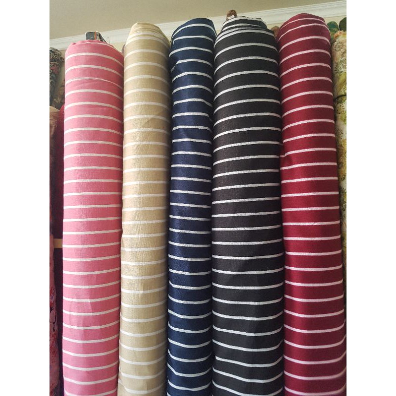 kain katun Jepang strip/katun Jepang motif