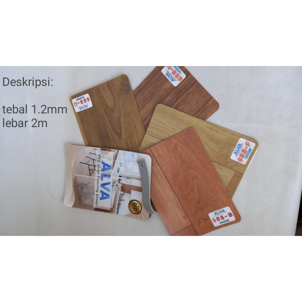 karpet alva vinyl flooring  tebal 1,2mm