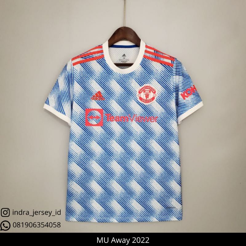 Jersey Bola Grade Ori High Quality MU Away 2021/2022