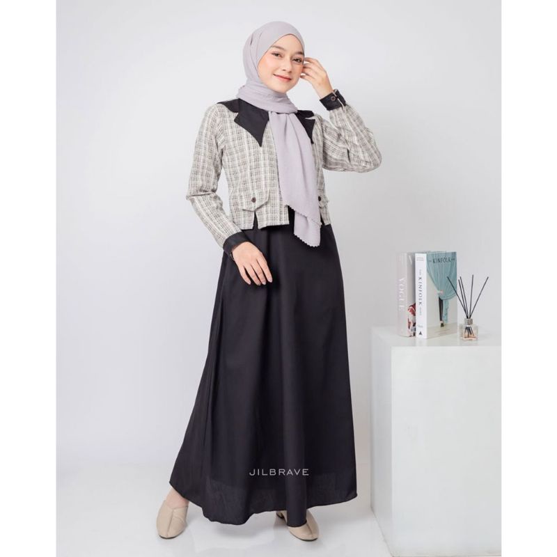 Nadine dress by jilbrave official shop original jilbrave dress remaja raya series