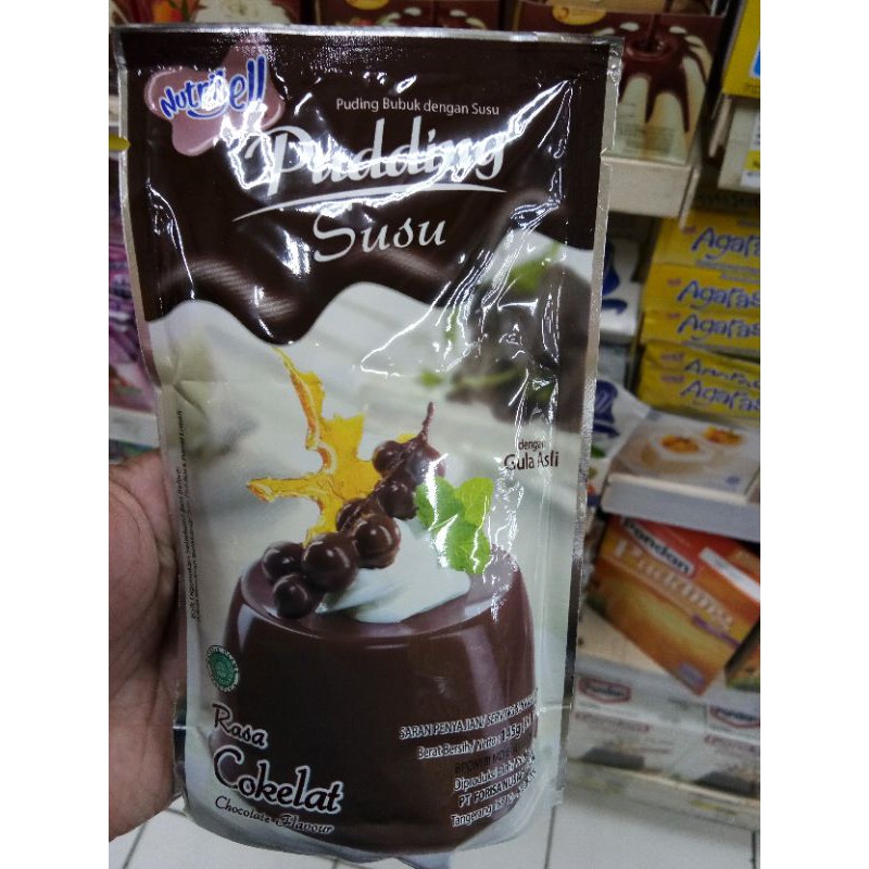 

nutrijel puding susu coklat 145 gr