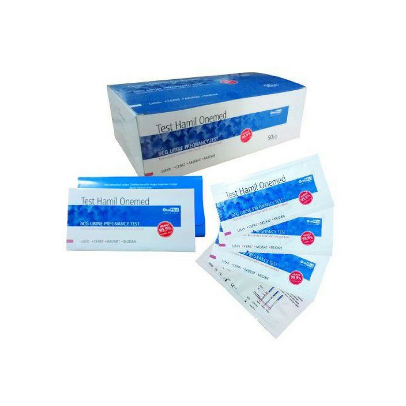 GEA HCG Strip Test Kehamilan / Uji Kehamilan - Test Pack Box Isi 50