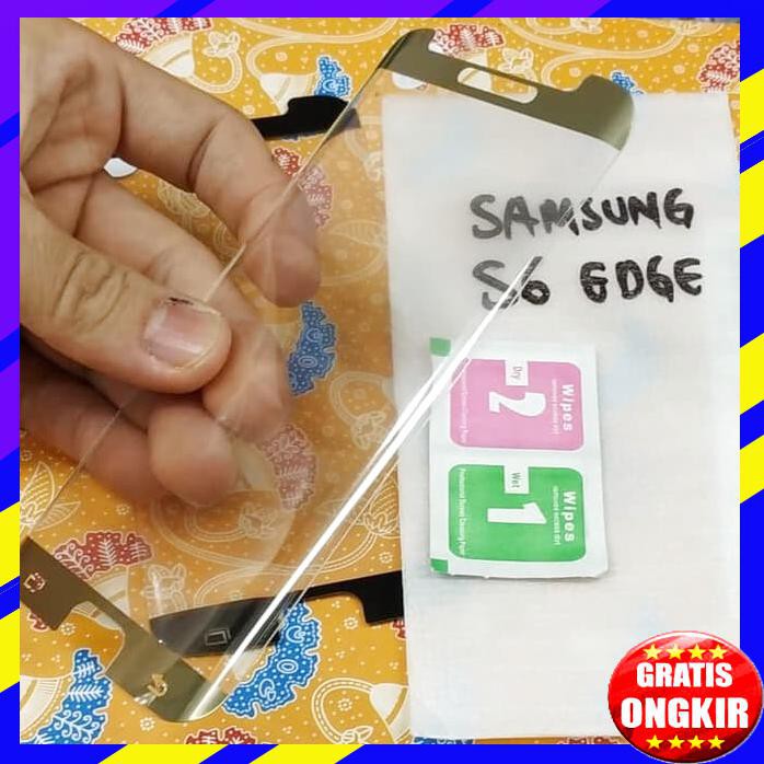 ACC HP TEMPERED GLASS FULL SAMSUNG S6 EDGE S6EDGE FULL MELENGKUNG