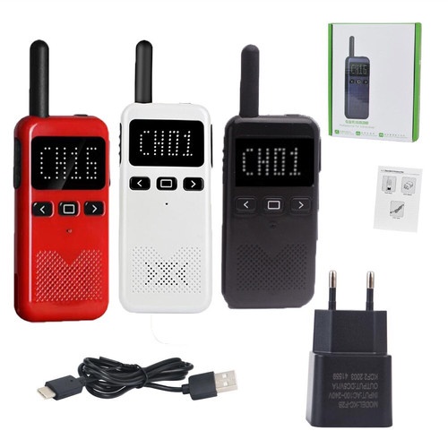 WLN KD-C70 Mini Walkie Talkie UHF 16 CH Hidden Display - isi 2 pcs