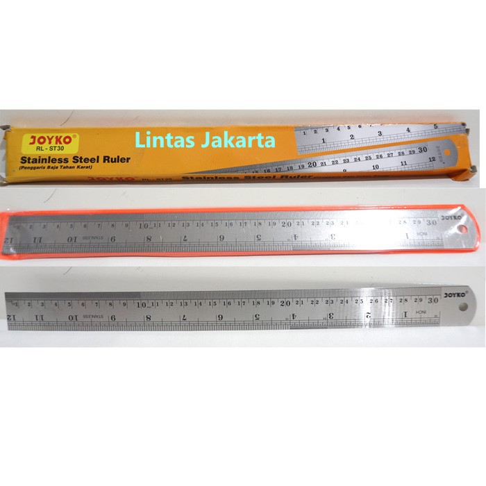 

Penggaris Besi / Stainless Panjang 30 cm Merk Joyko