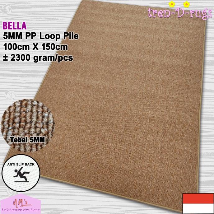 Karpet polos permadani lantai ruang tamu kamar anti slip minimalis