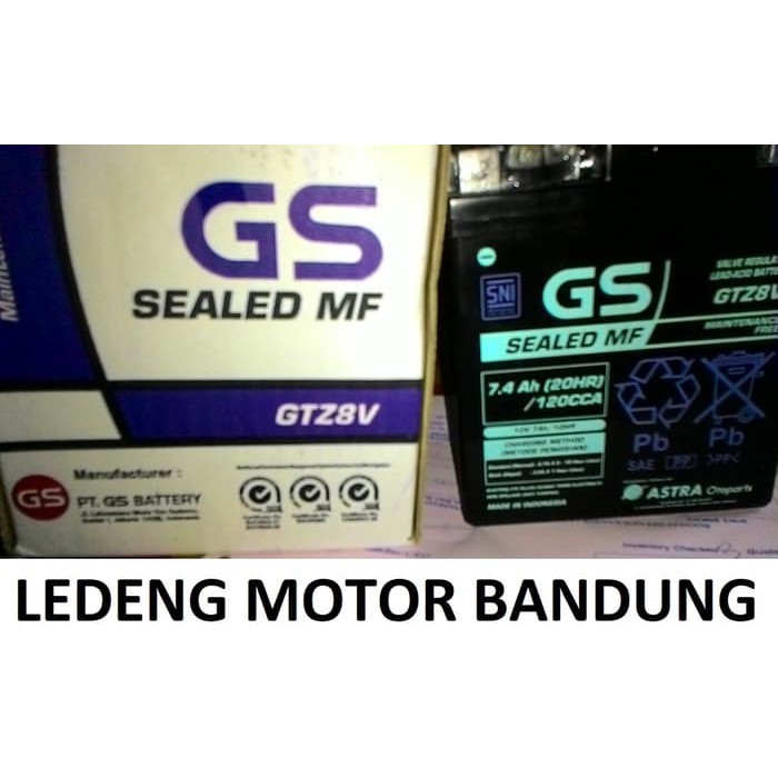 GTZ8V Aki GS Astra Kering GTZ-8V MF 7.8a Motor Yamaha MT25