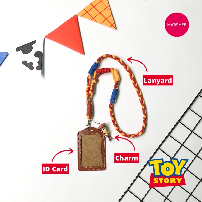 

H7Y [READY]Macrame Lanyard Name Tag ID Card Toy Story Series