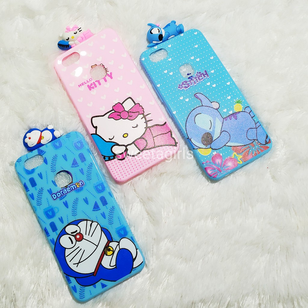 Silicon Case Glossy + Boneka 3D - Vivo Y83  -  sweetacase.id - Motif Kartun - Bisa Bayar Ditempat / COD / Casing Terbaru / Karakter Lucu / Casing Kartun / Kartun / Case murah / diskon / Import