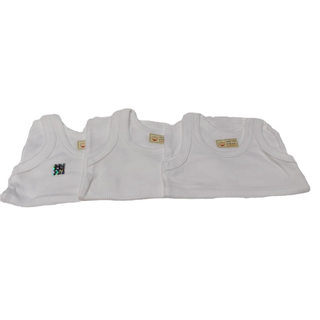 Kaos dalam Anak Cowok /  singlet Anak Cowok merek Riksa /  Singlet Anak Polos Salur /  Kaos dalam