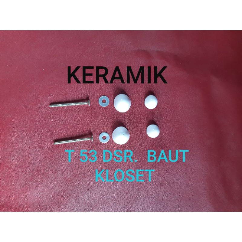 Baut bawah kloset keramik dan plastik vb 53 king dsr