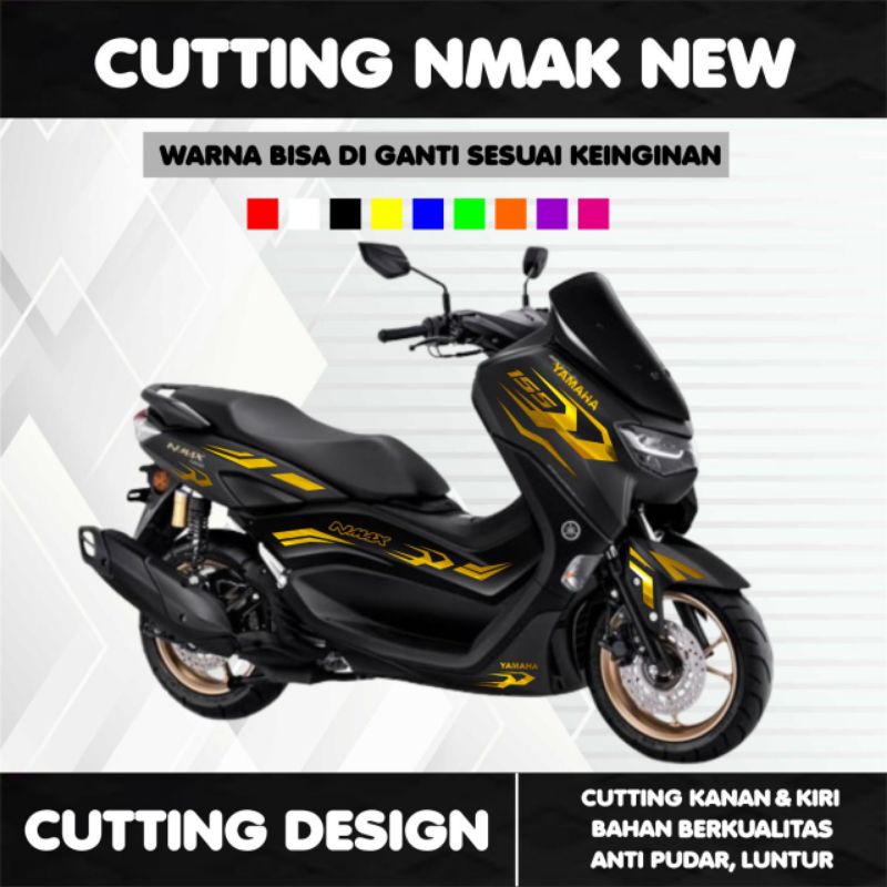 CUTTING STICKER NMAX NEW STRIPING NMAX BARU STICKER NMAX 5