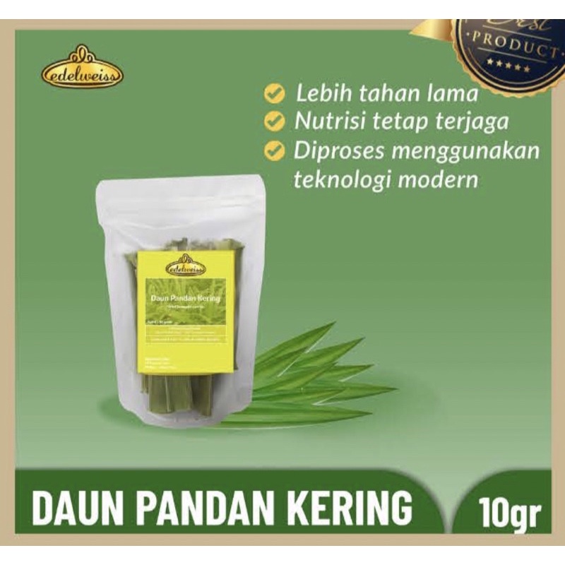 

daun pandan kering 10gr edelweiss