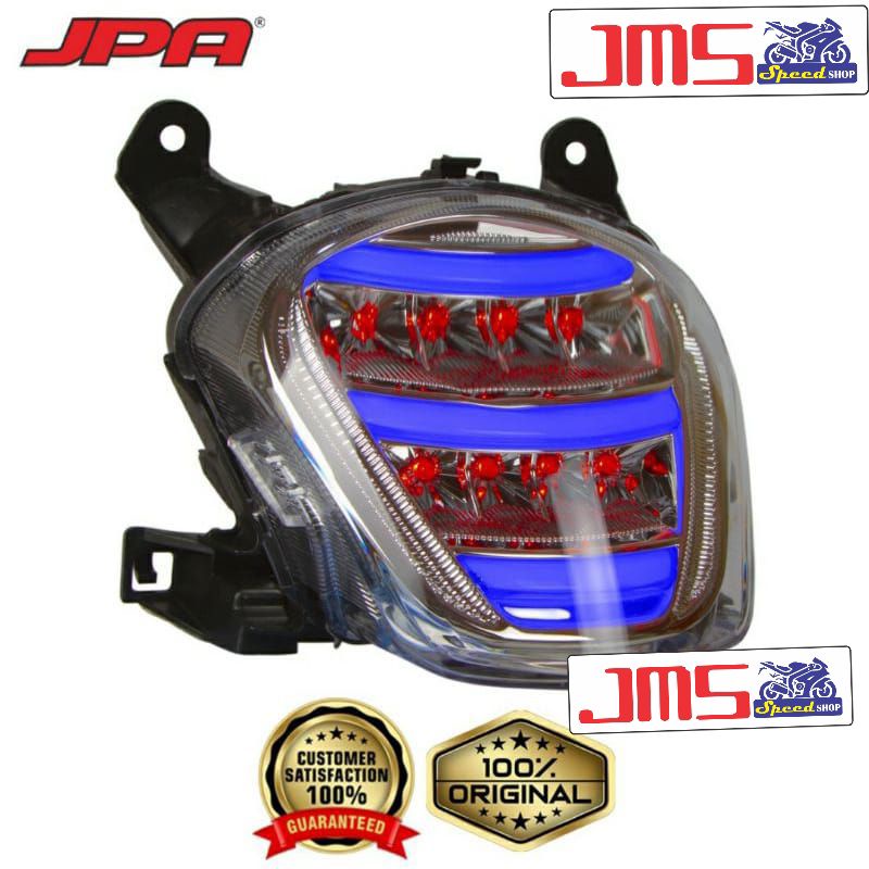 lampu stop belakang scoopy all new jpa 2018-2020 warna merah full sama biru kombinasi merah pnp