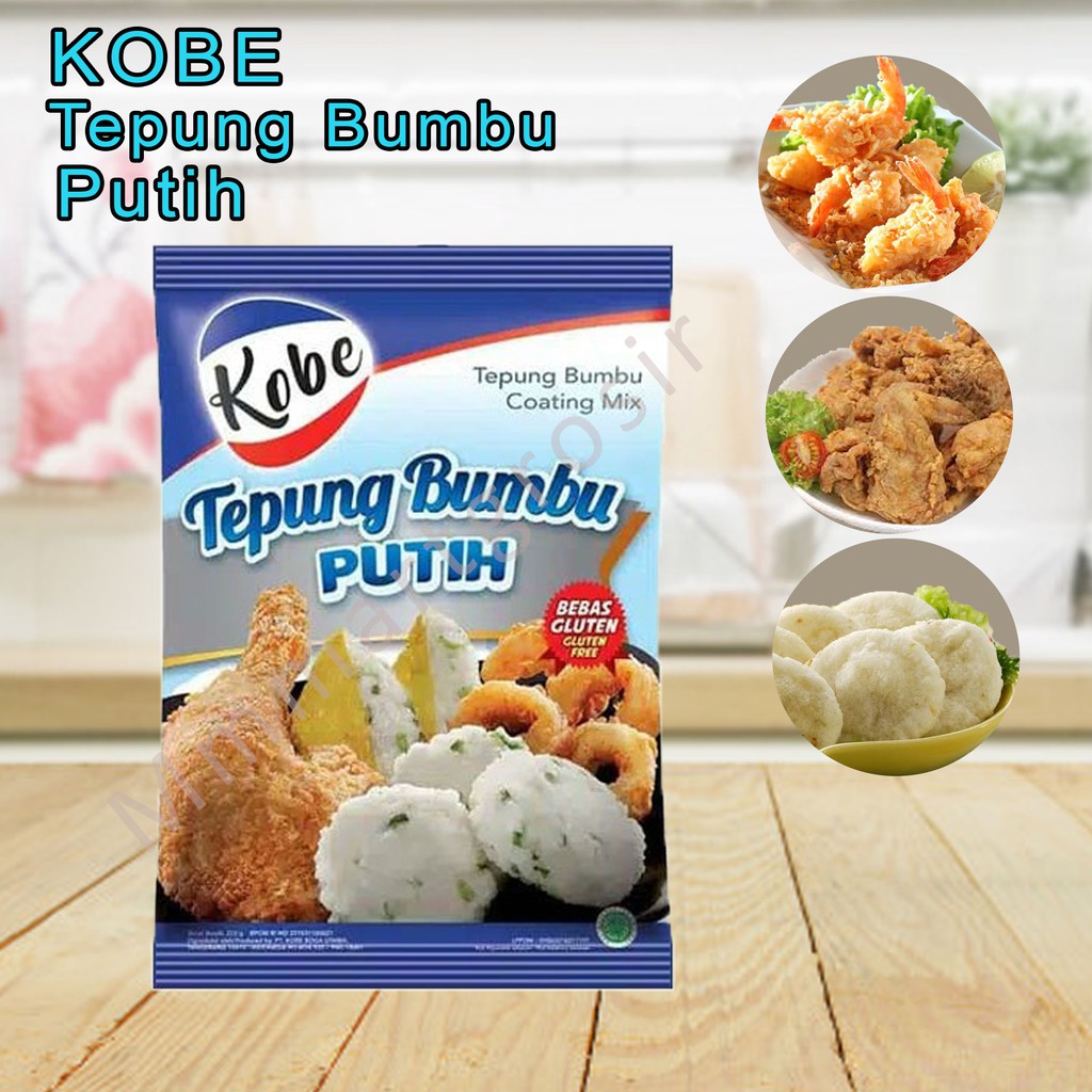 Kobe / tepung bumbu / tepung bumbu putih / Bebas gluten / 210g