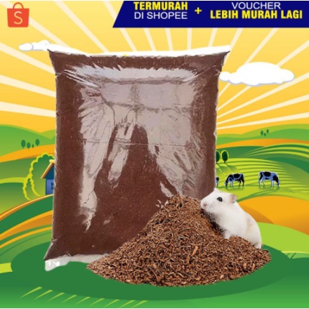 COCOPEAT 500 gr - Coco Peat Coco Bedding Alas Kandang Hamster Natural 500 gr