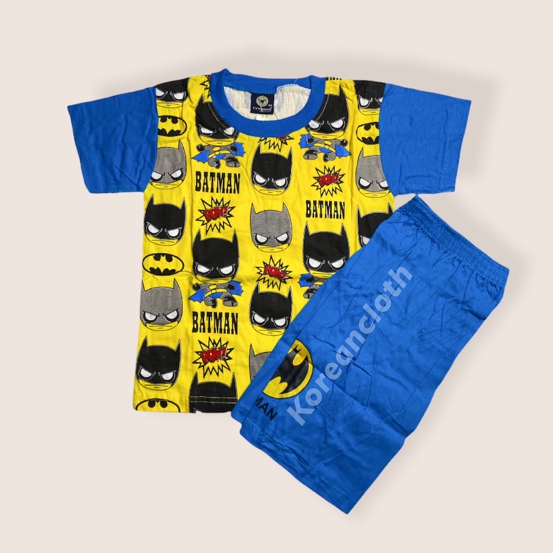 KAOS STELAN ANAK LAKI MOTIF BATMAN