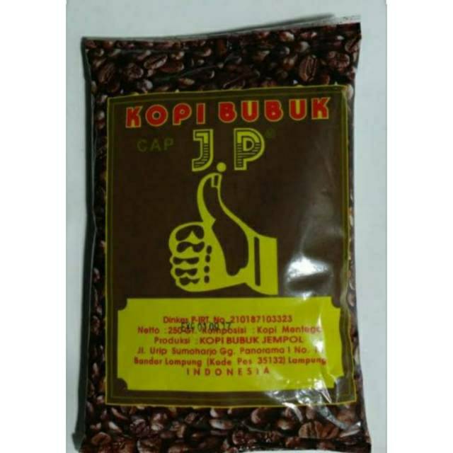 

Kopi jempol khas lampung 250gr