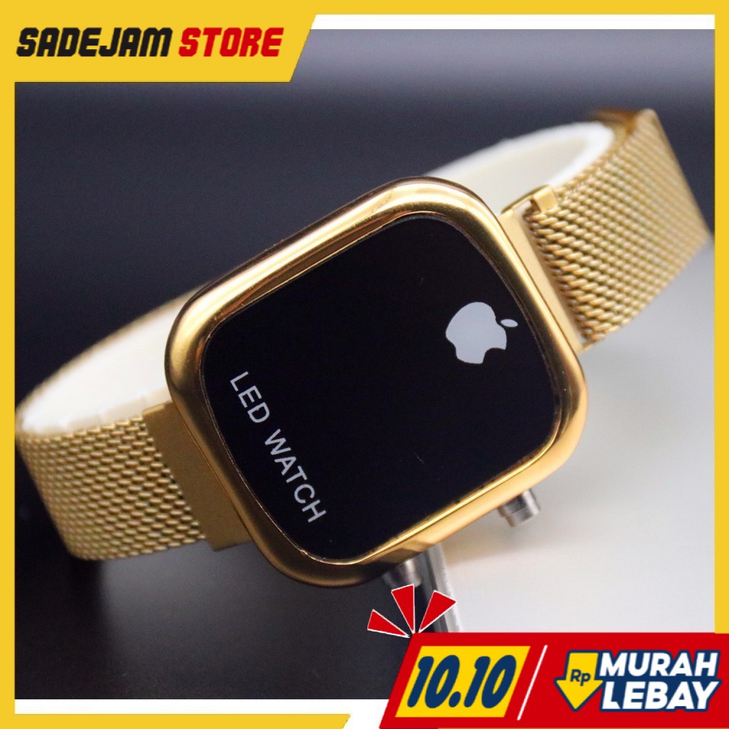Jual JAM TANGAN DIGITAL LED WANITA KOTAK MODEL FASHION CEWE