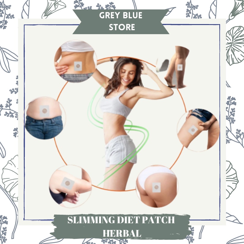 SLIM PATCH PEMBAKAR LEMAK | KOYO PELANGSING PEMBAKAR LEMAK | SLIMMER BODY SLIM PATCH ISI 10 PCS AMPU