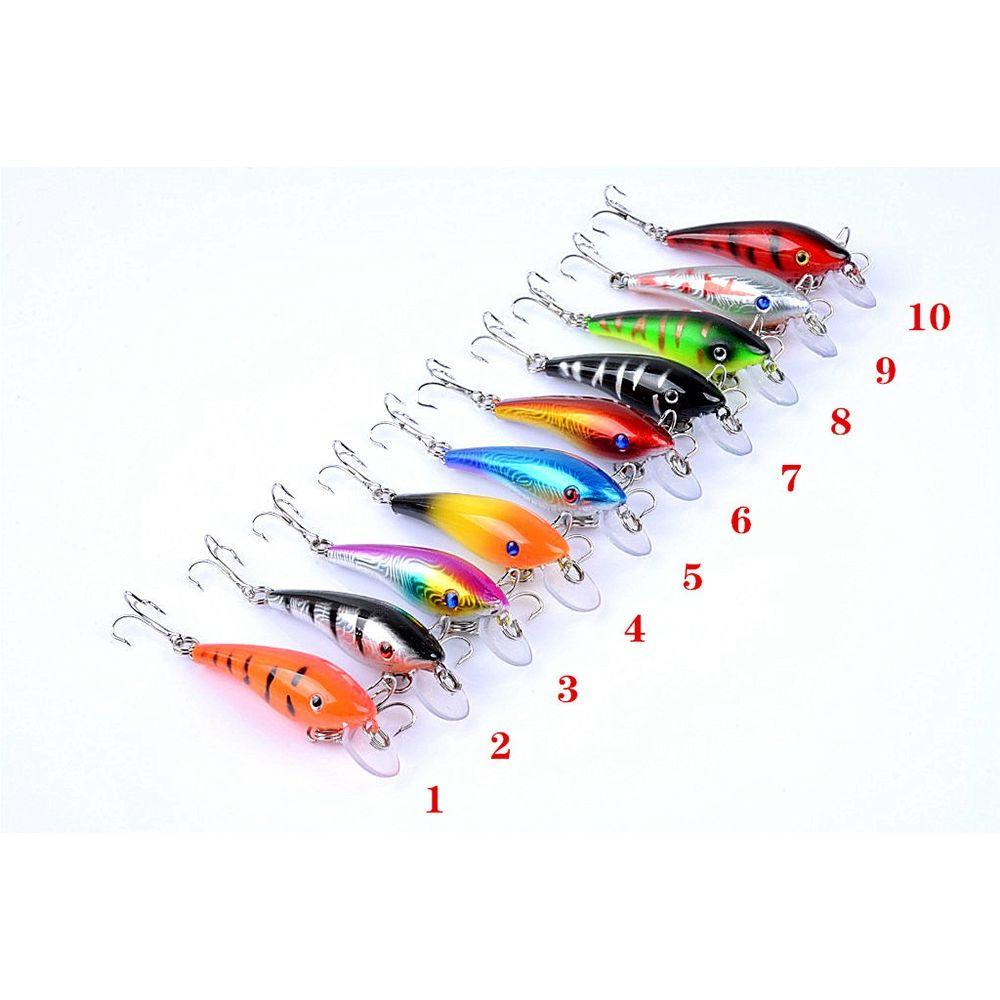 Top Minnow Baits Umpan Multicolor Crankbaits Striped bass Minnow Lures