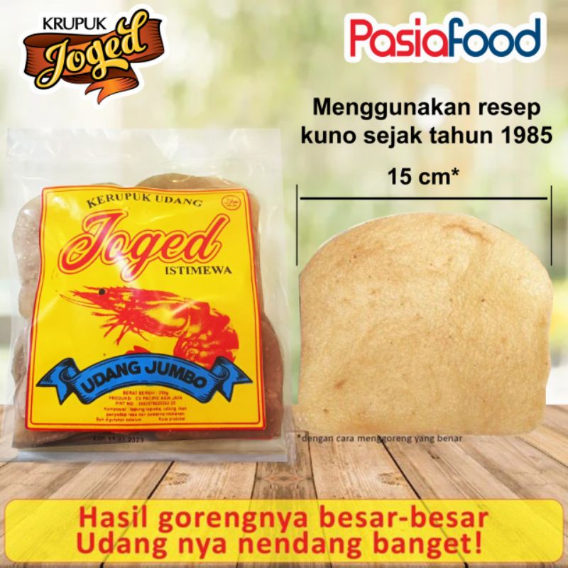 

Krupuk udang jumbo kemasan 250gr