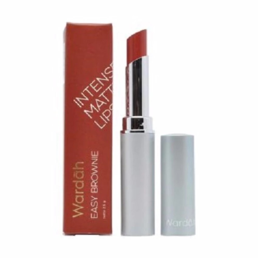 Wardah Intense Matte Lipstick - 05. Easy brownie