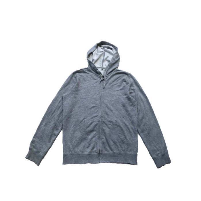 Zip Hoodie Uniqlo grey