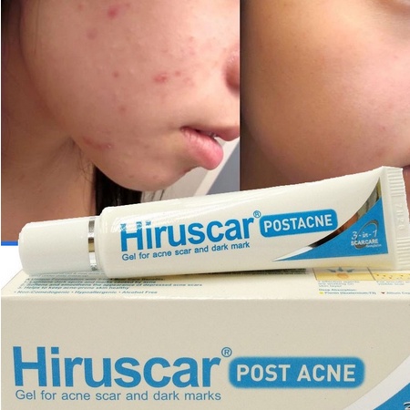 PERA631 HIRUSCAR POST ACNE MENYAMARKAN/MENGHILANGKAN BEKAS JERAWAT 10GR exp 10/2024