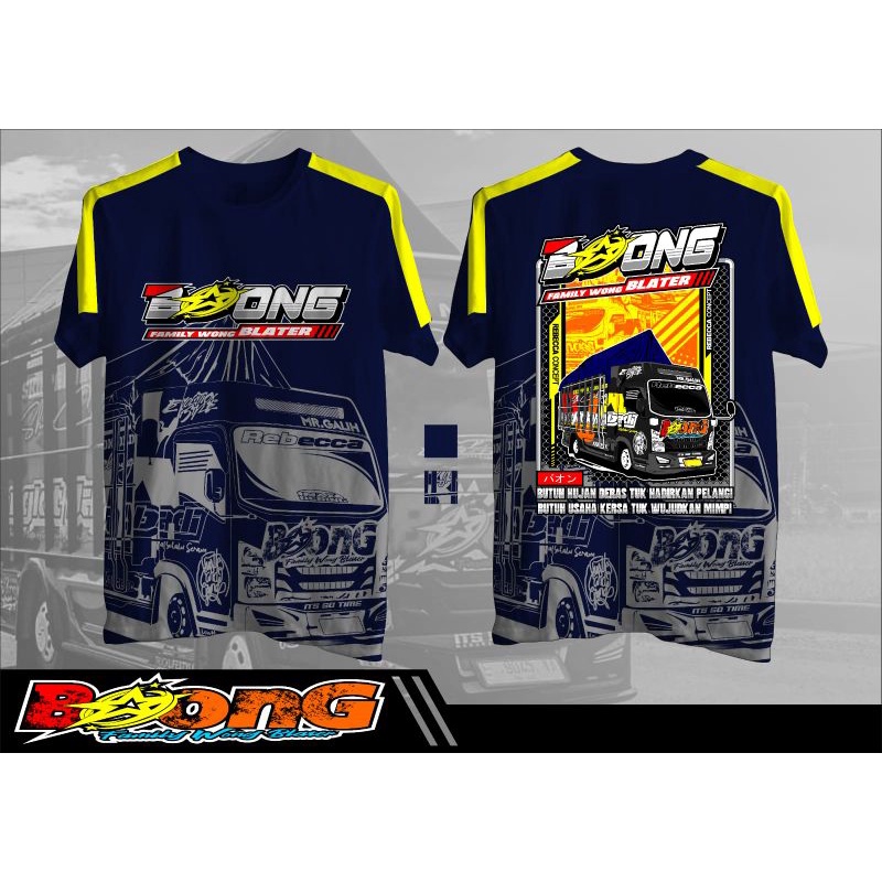 (COD) kaos truck apparel original kaos distro baju truck truck oleng truck cctv madura BAONG