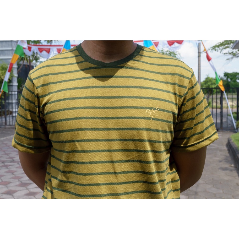 Kaos Salur/ Kaos Garis-garis/Kaos Stripe Pria Wanita - Altair