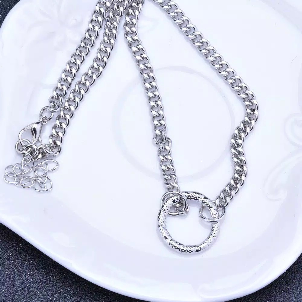 KK0287 - Kalung Rantai Pria Wanita Korea Kpop BTS EXO NCT Kang Daniel