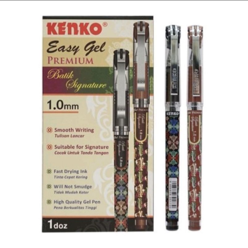 

Pen Gel Kenko Easy Gel Premium batik 1.0mm