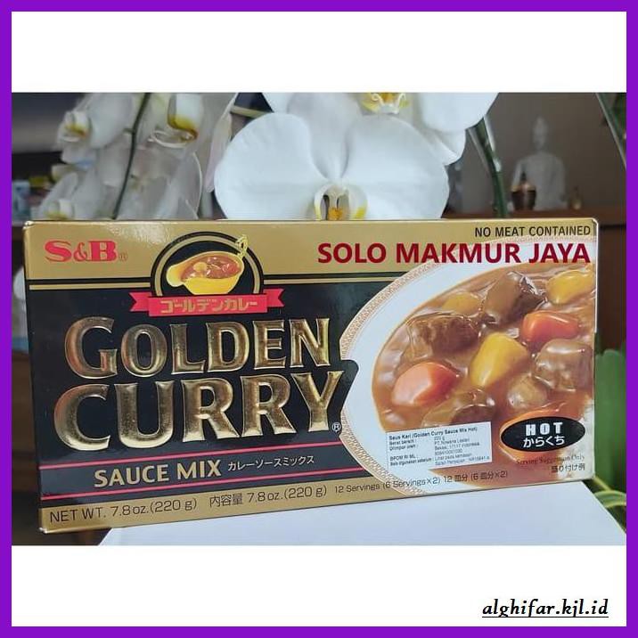

gnidderdsaus- s&b golden curry 220 gr black hitam - hot -asliiiiii.
