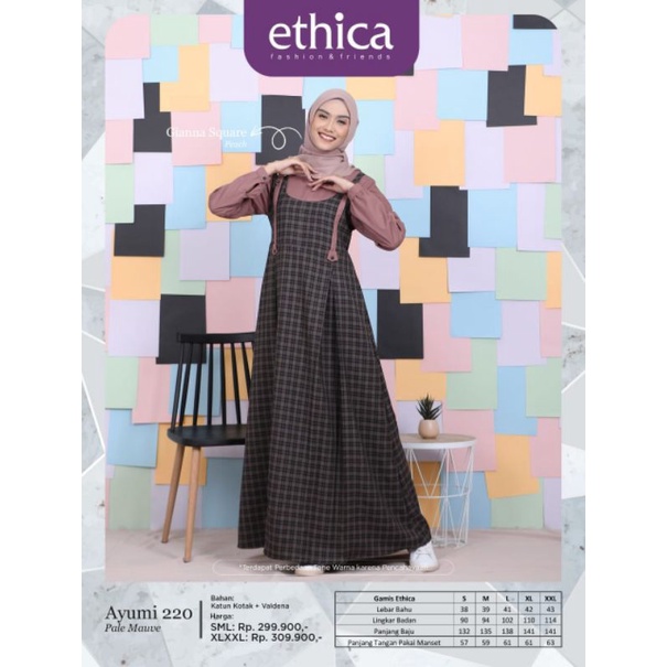 Gamis Original Ethica Ayumi 220 Gamis Trendy