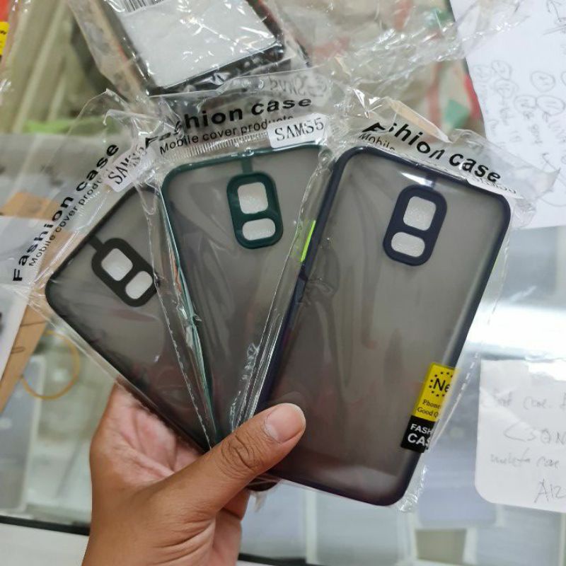 SAMSUNG S5 CASE SOFT DOFF HARDCASE FUZE MATTE TRANSPARAN