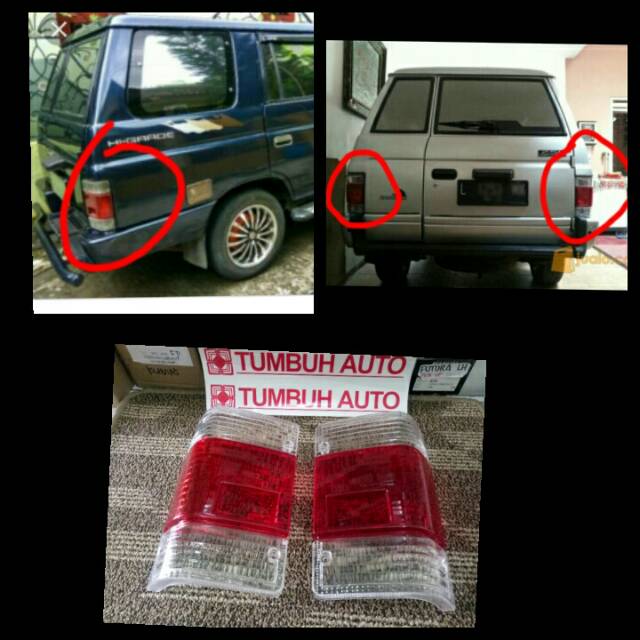 Mika Kristal Stoplamp ISUZU PANTHER Miyabi Higrade Grand royal HI SPORTY 2.3 2.5 PU Stesen Karoseri