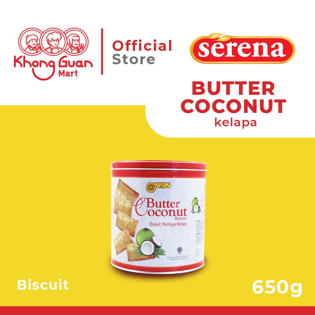 

NISSIN Butter Coconut Bulat Tin 345 Gram