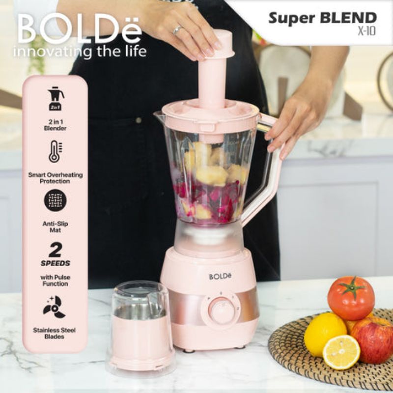 Blender Super Blend X10 Bahan Tritan Anti Pecah Original BOLDe