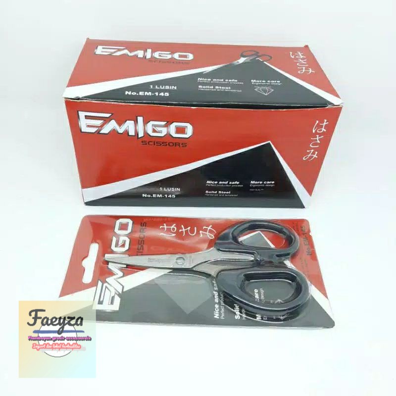 gunting EMIGO kecil isi 6 pcs