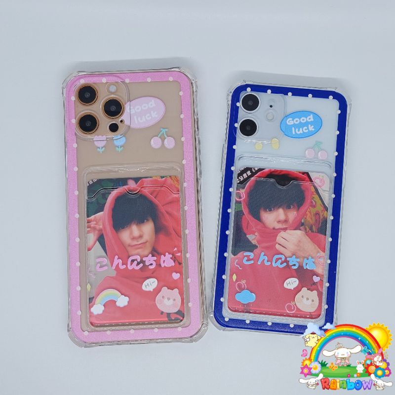 PHONE CASE HP IPHONE 11 12 PRO PROMAX CARD CASE KPOP PHOTOCARD PC NCT 127 DREAM WAYV EXO RED VELVET 