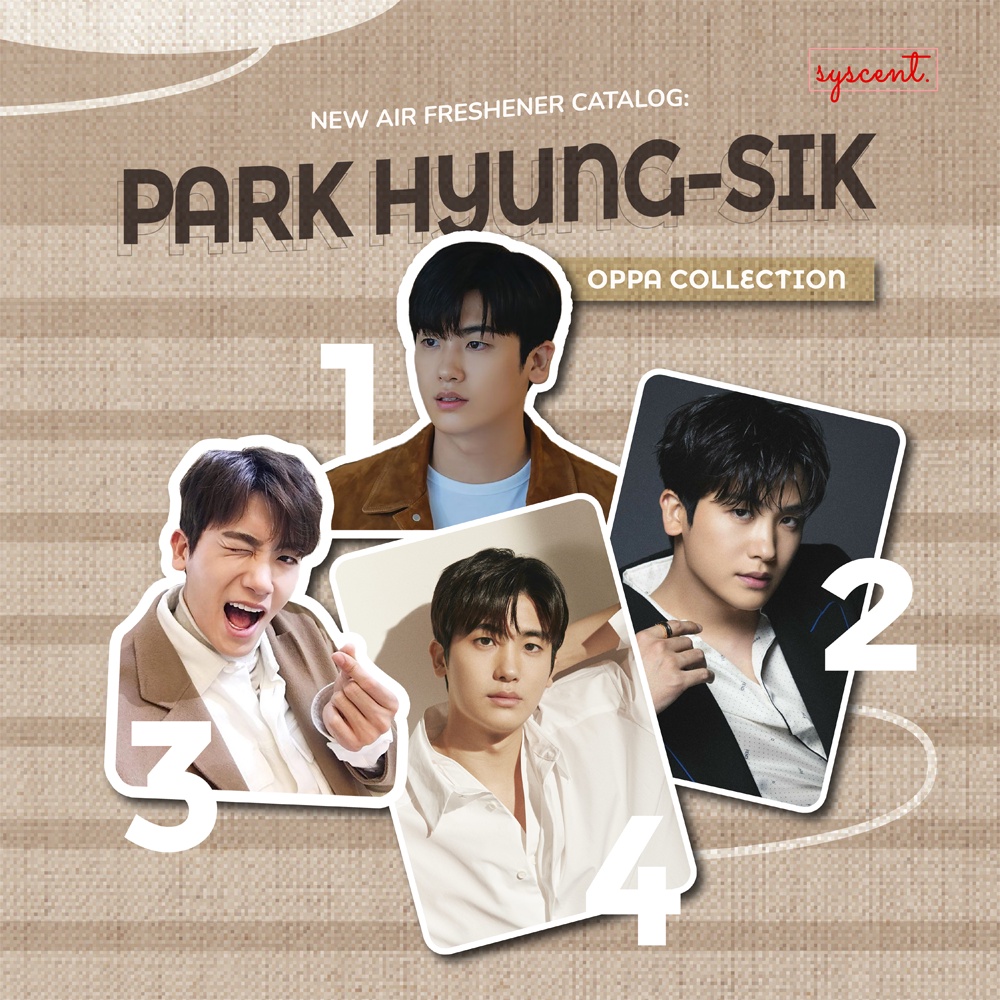 SYSCENT Air Freshener KDRAMA Oppa Park Hyung Sik (Parfum Mobil / Pewangi Ruangan)