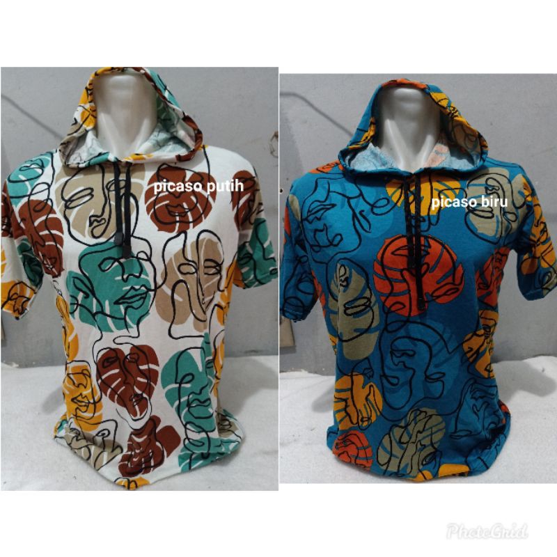 Kaos hoodie picaso big size S-5XL