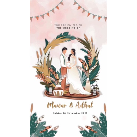 Undangan Digital | Video Pernikahan Elegan