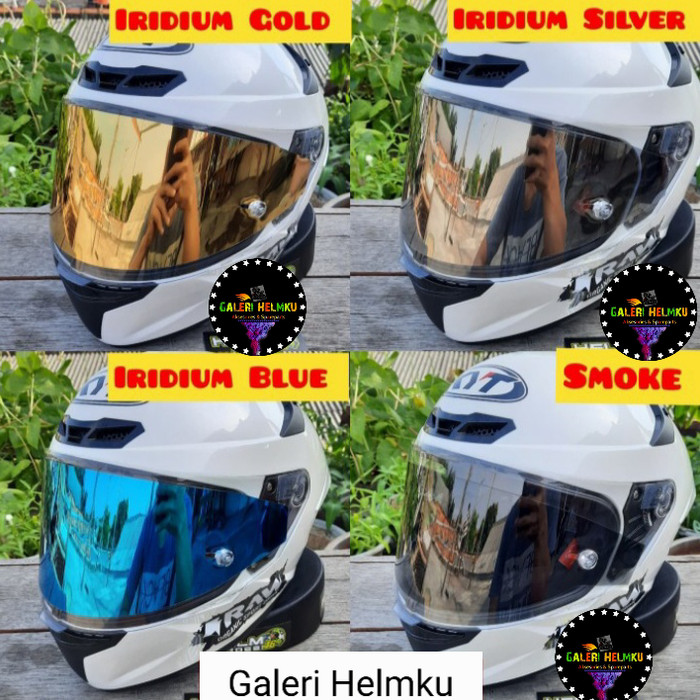 Tear Off Helm KYT TT Course Terlaris IRIDIUM Tear Off Iridium